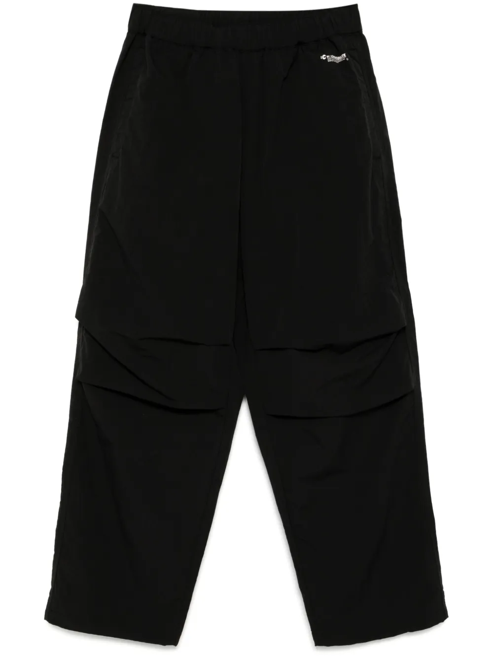 CHOCOOLATE logo-print trousers | Black | Image 1