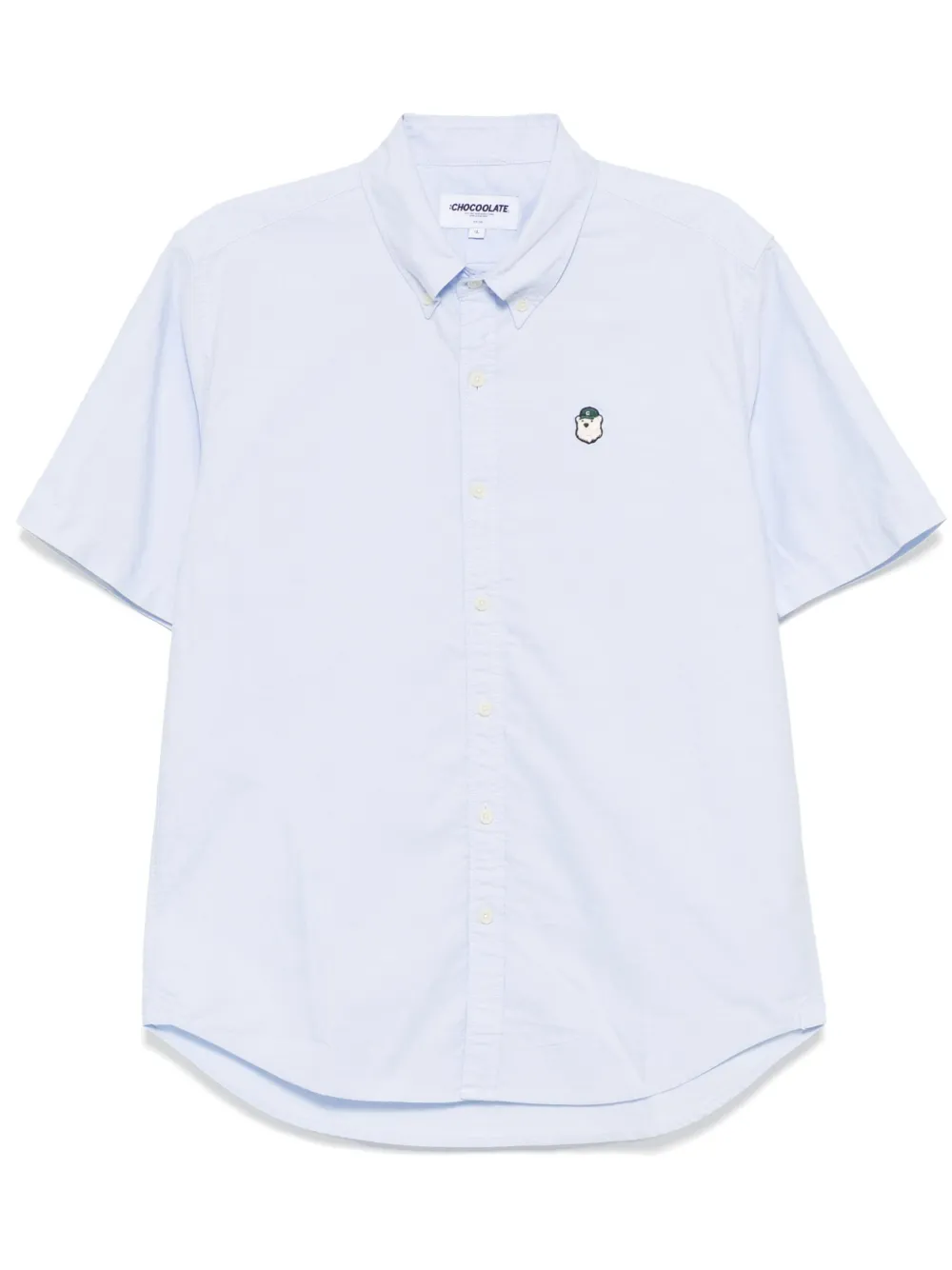 CHOCOOLATE Hemd mit Logo-Patch | Blau | Image 1