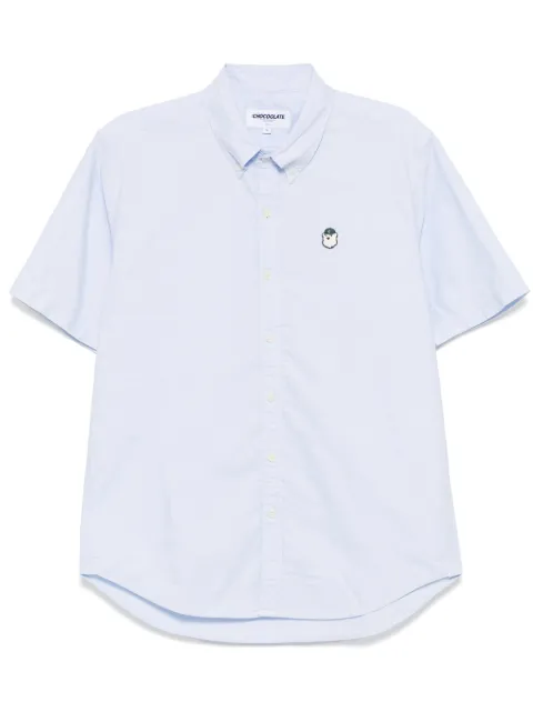 CHOCOOLATE logo-patch shirt