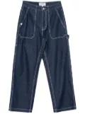 CHOCOOLATE wide-leg work jeans - Blue