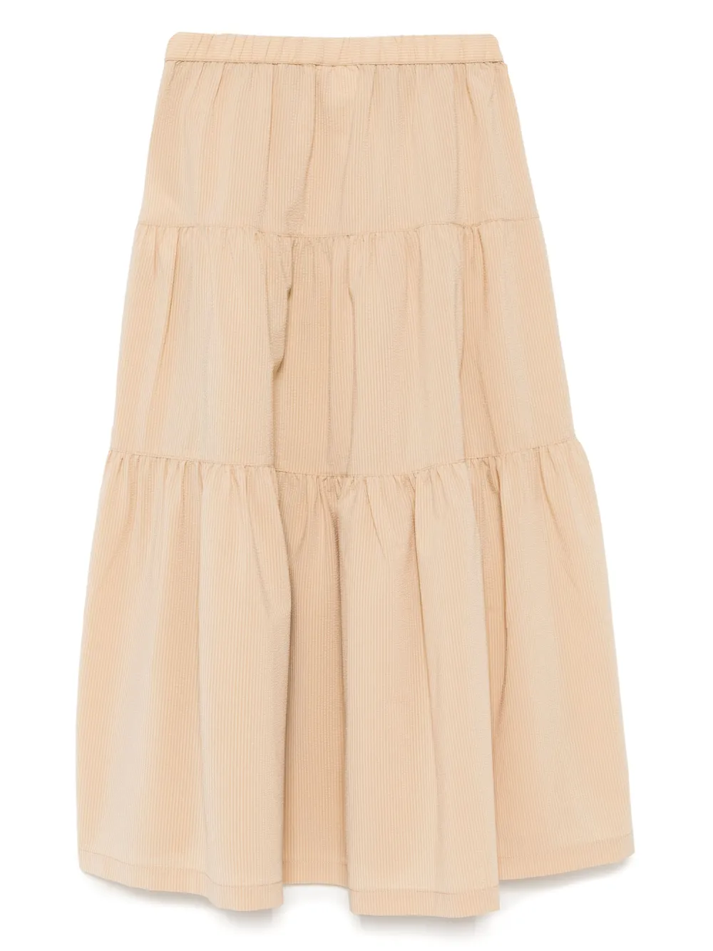 CHOCOOLATE gelaagde rok - Beige