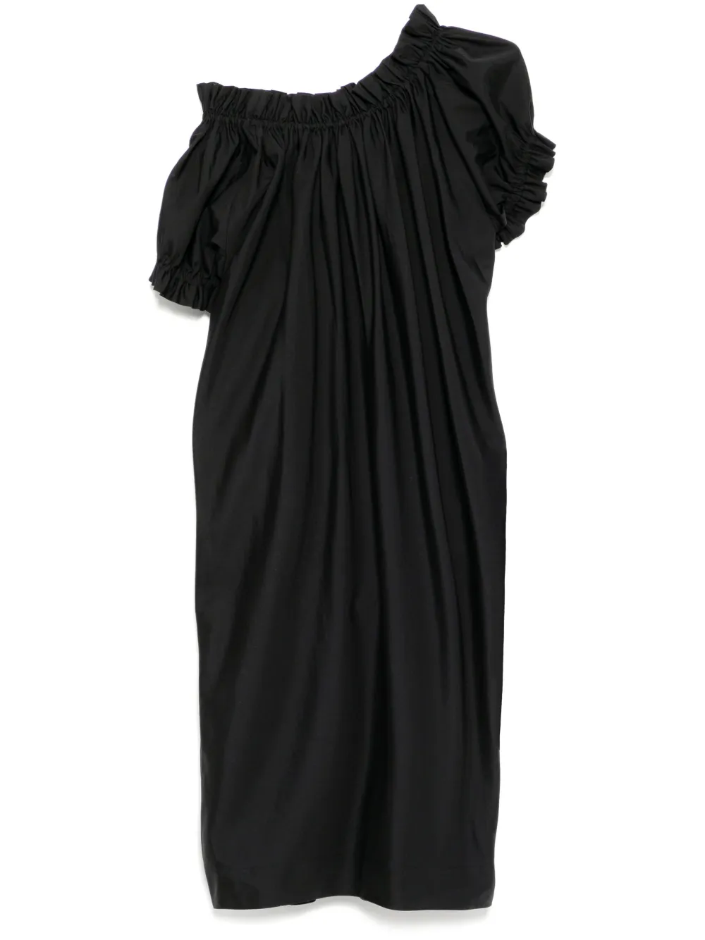 Simone Rocha gathered ruffle dress | Black | Image 1