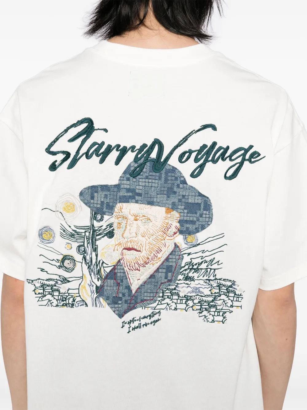Musium Div. T-shirt met grafische print Wit