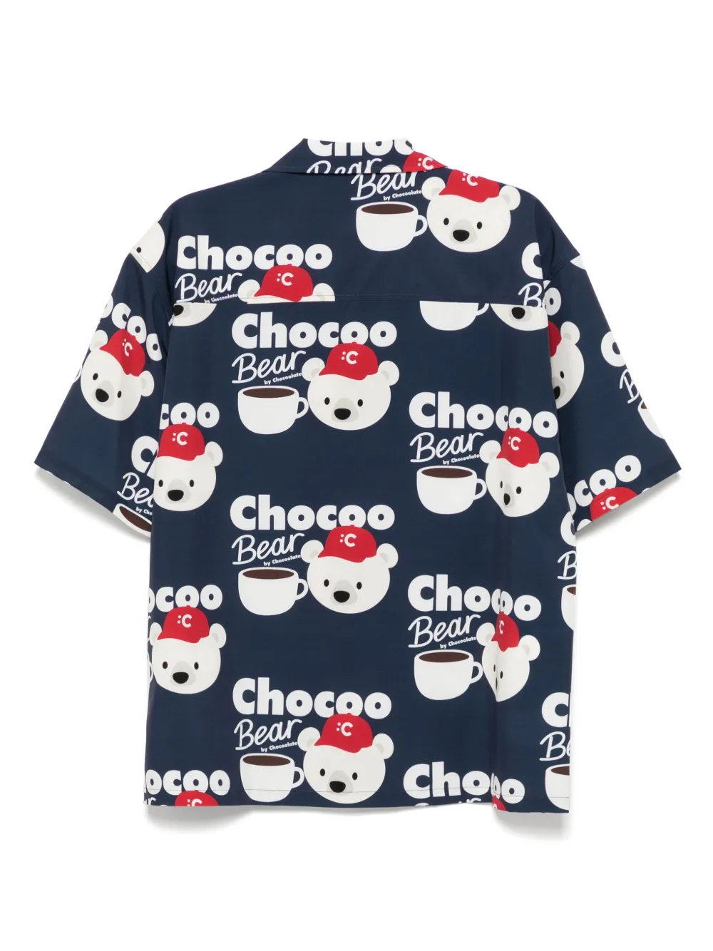 CHOCOOLATE Overhemd met grafische print - Blauw