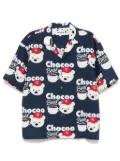 CHOCOOLATE graphic-print shirt - Blue