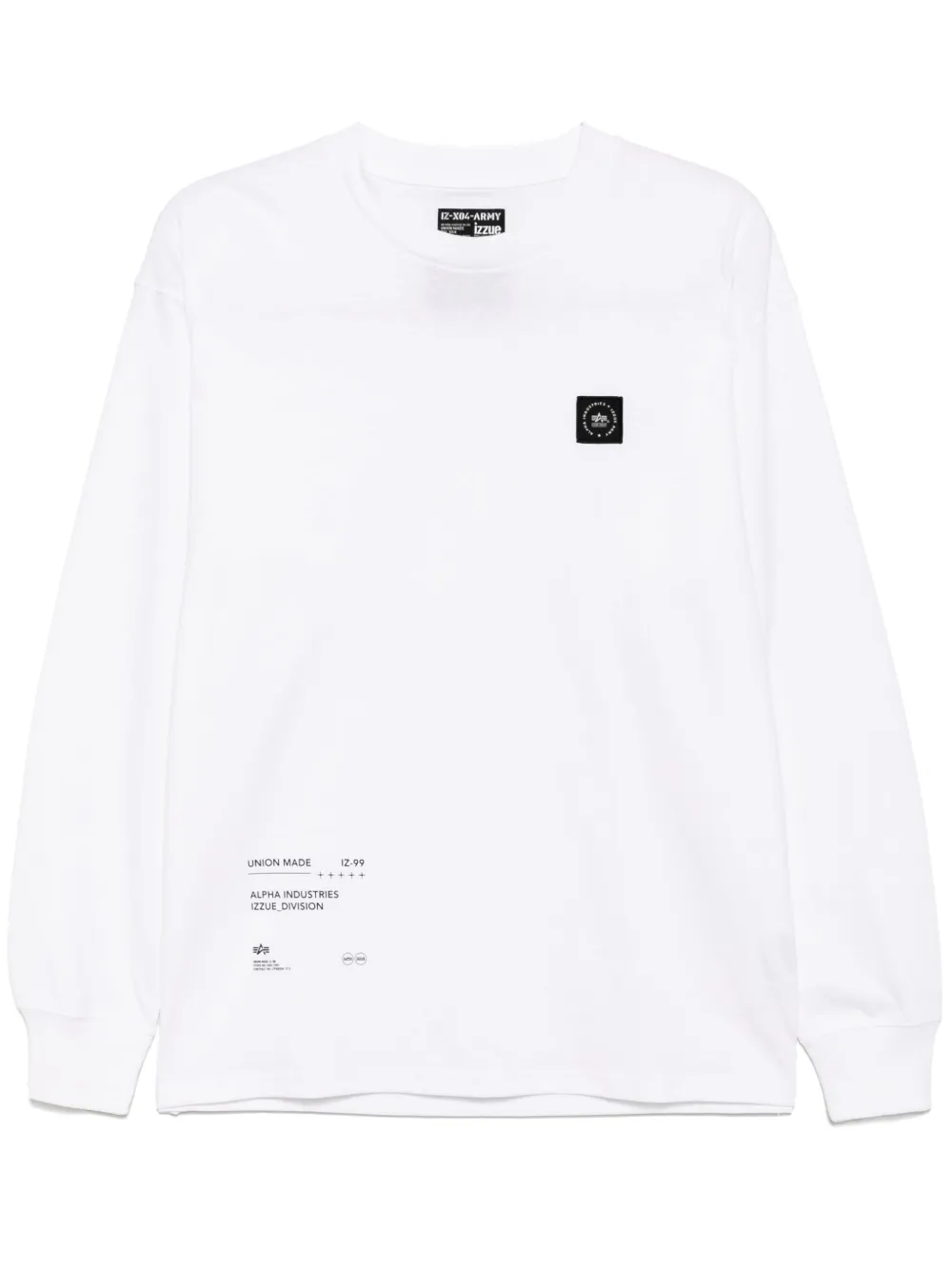 izzue playera con parche del logo | blanco | Image 1