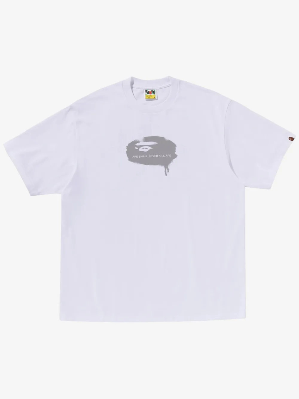 A BATHING APE® футболка с логотипом | белый | Image 1