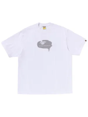 A BATHING APE Tシャツ ホワイト A Bathing Ape cotton t-shirt COLLEGE TEE men's white color with a