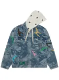 AAPE BY *A BATHING APE® logo jacket - Blue