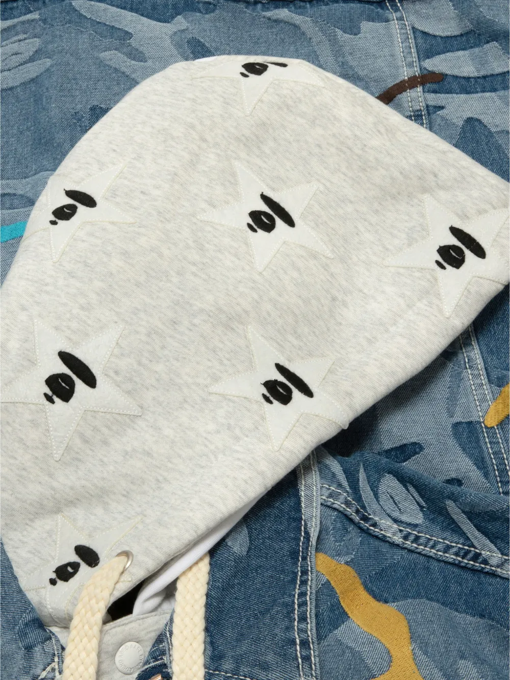 AAPE BY *A BATHING APE Jack met logo Blauw