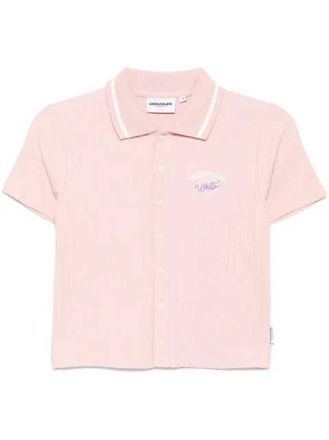 CHOCOOLATE camisa con logo bordado