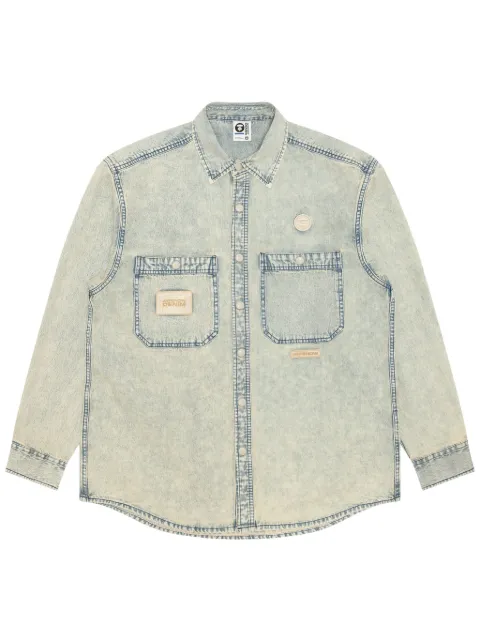 AAPE BY *A BATHING APE® logo-patch shirt 