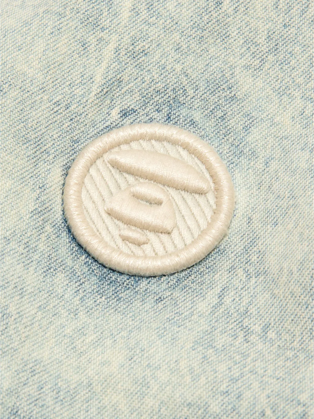AAPE BY *A BATHING APE Overhemd met logopatch Blauw