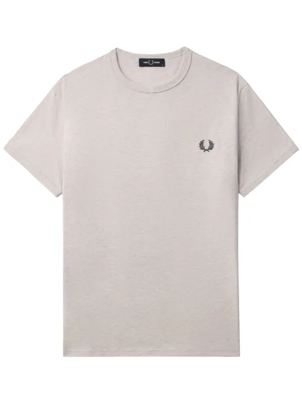 Fred Perry crew-neck T-shirt Grey FARFETCH IN
