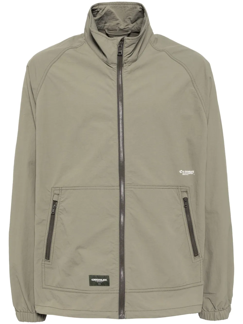 CHOCOOLATE zip-up windbreaker | Neutrals | Image 1