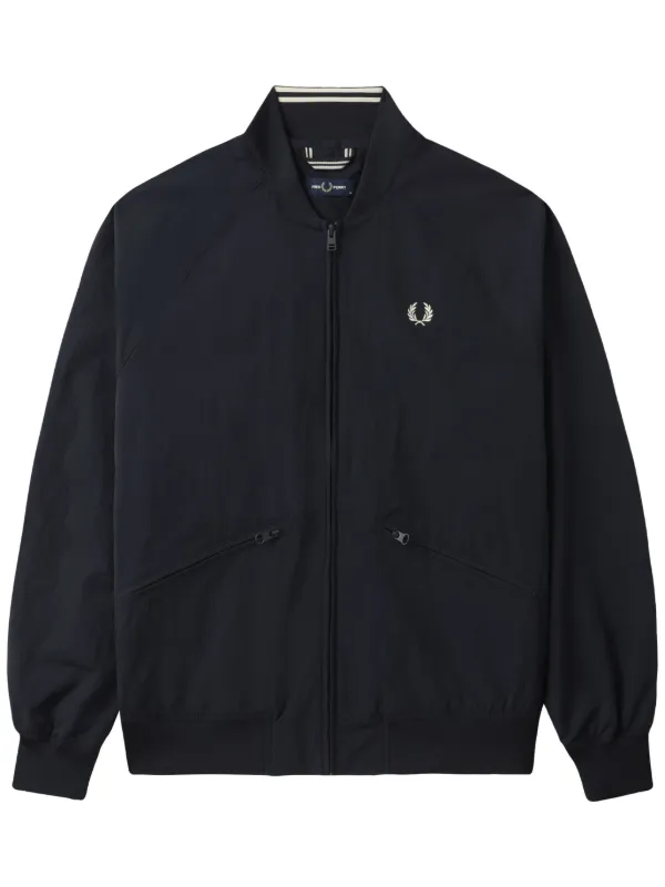 ジャケット・アウター Fred Perry Jersey Bomber Neck Jacket 28752949_58087698_600.jpg