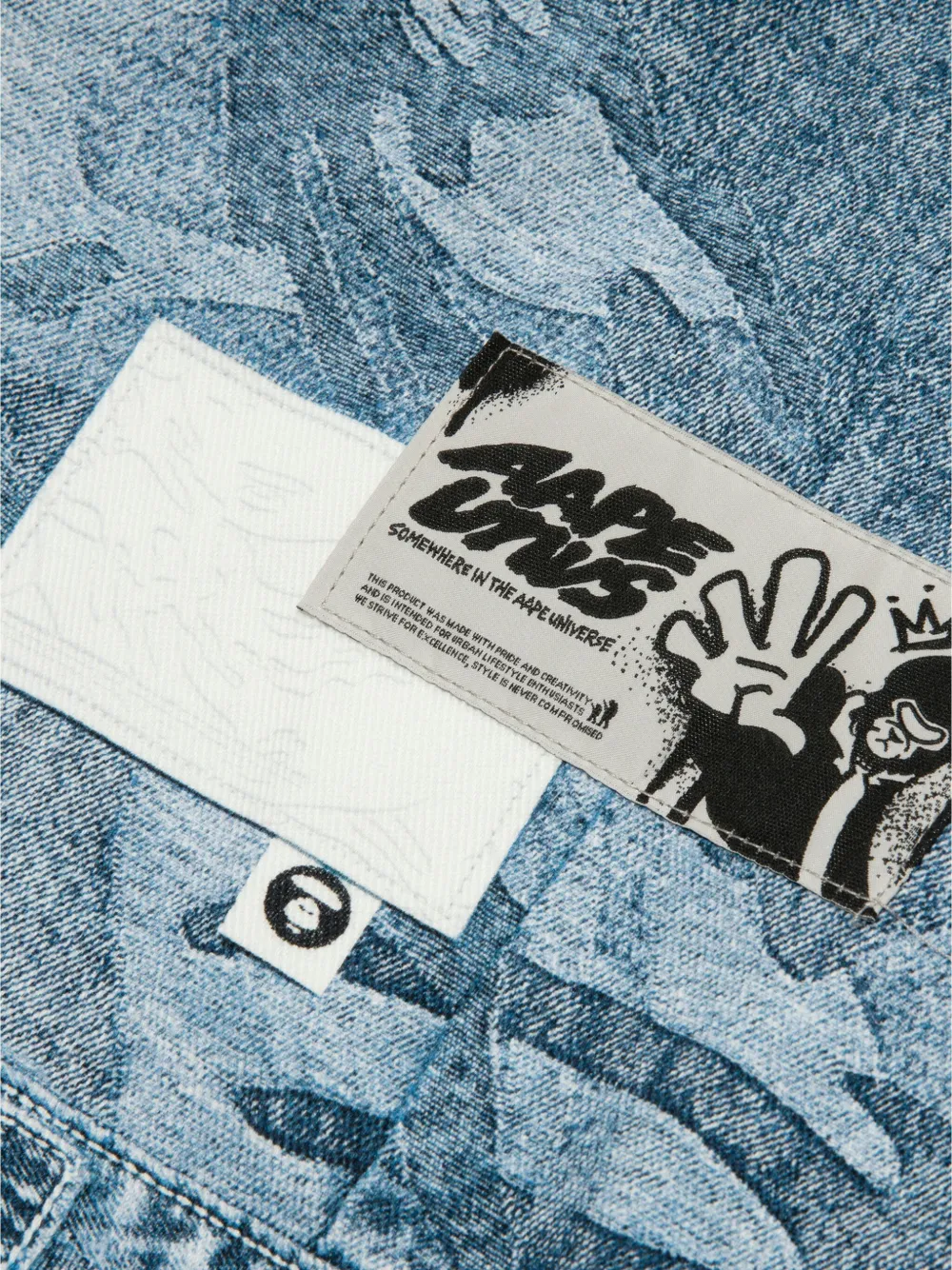 AAPE BY *A BATHING APE Hoodie met rits Blauw