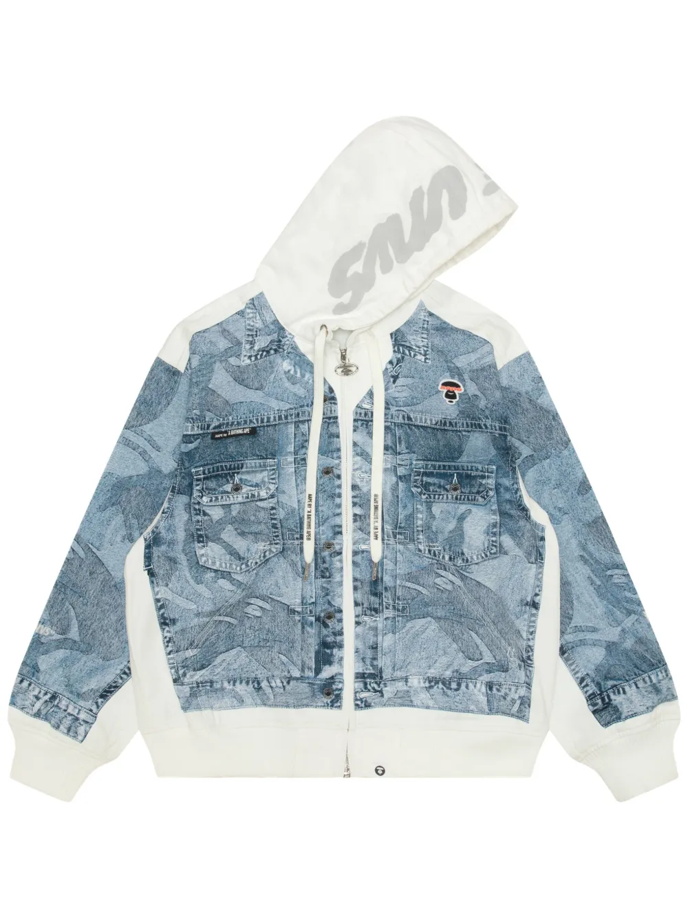 AAPE BY *A BATHING APE® hoodie con cierre | azul | Image 1