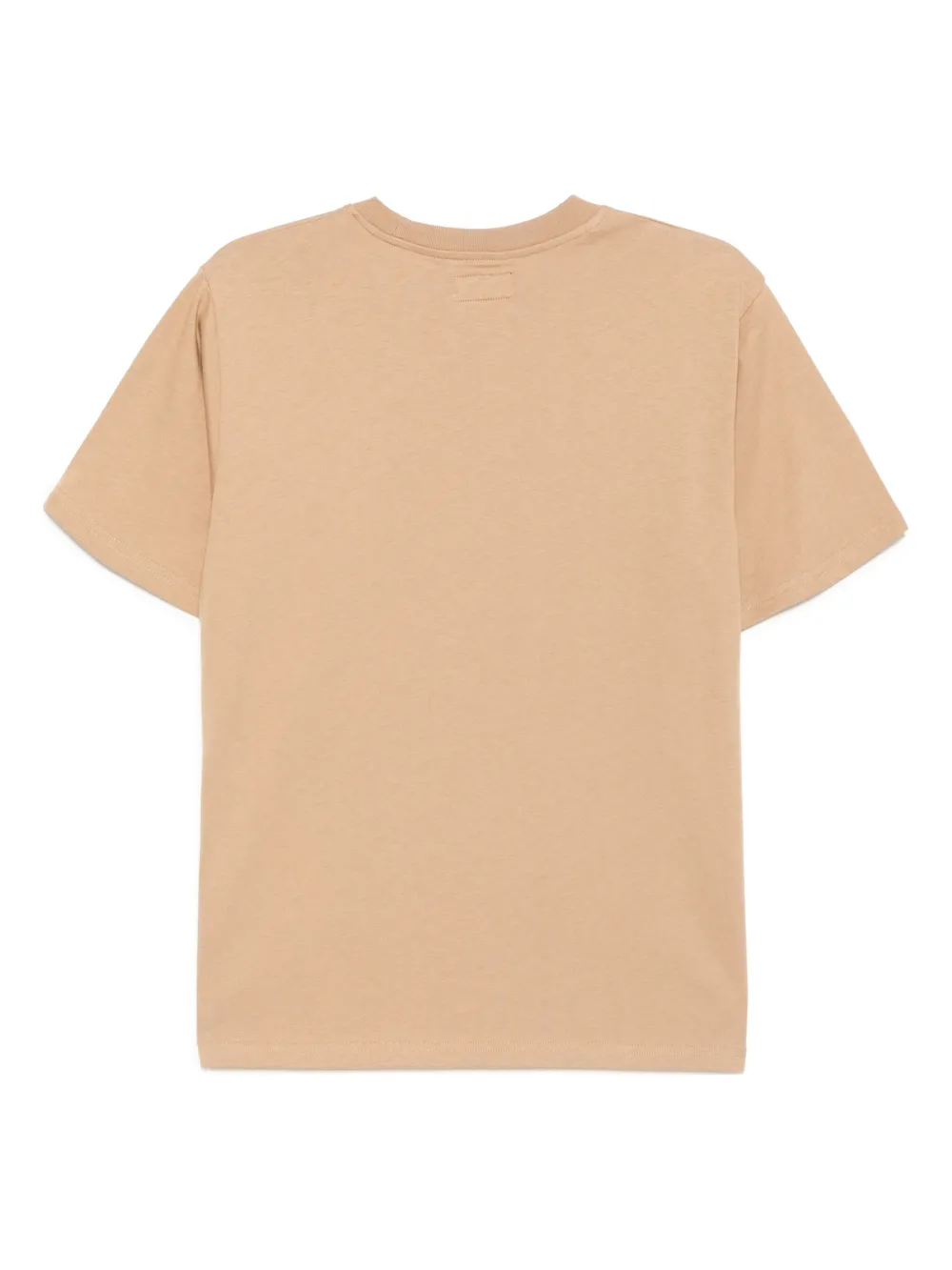 izzue T-shirt met logopatch - Beige