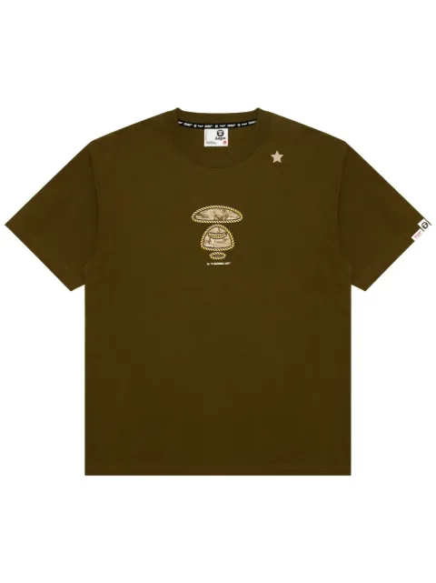 AAPE BY *A BATHING APE® playera con logo estampado