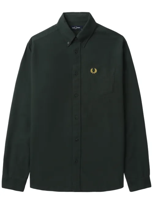 Chemise oxford à boutonnière sur le devant - Fred Perry - Modalova
