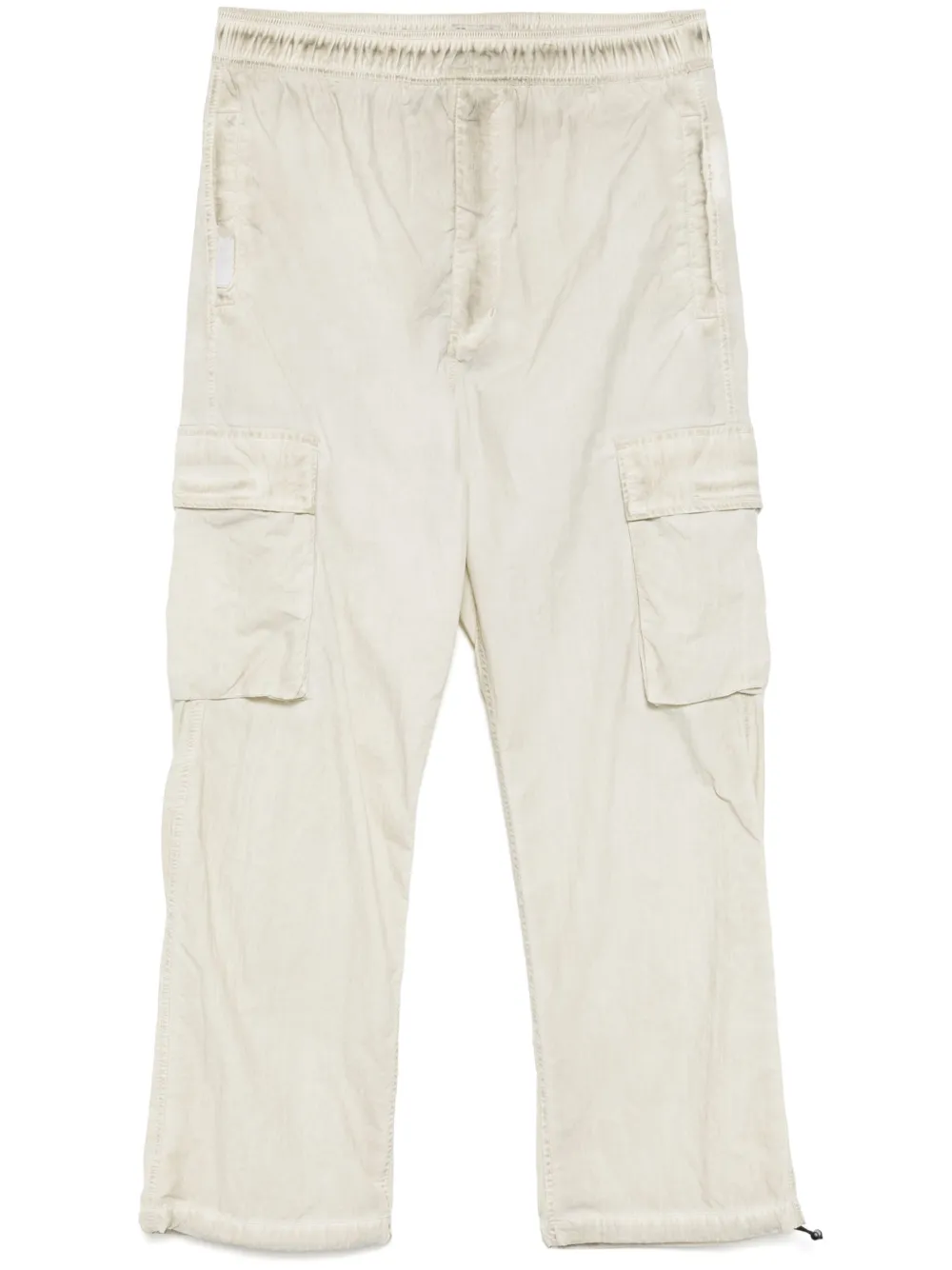 drawstring cargo trousers