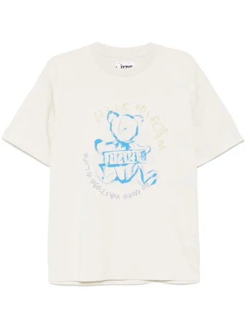 izzue playera con estampado gráfico