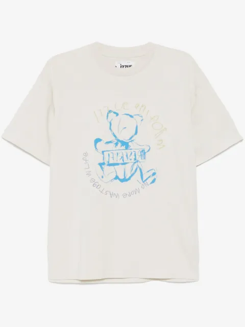 izzue playera con estampado gráfico