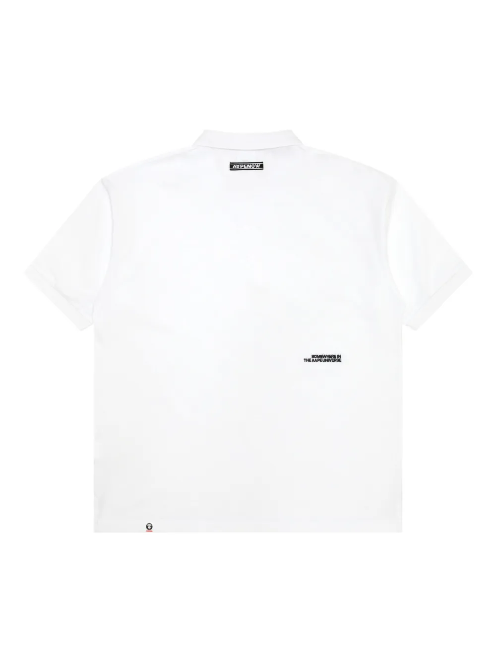 AAPE BY *A BATHING APE Katoenen poloshirt - Wit