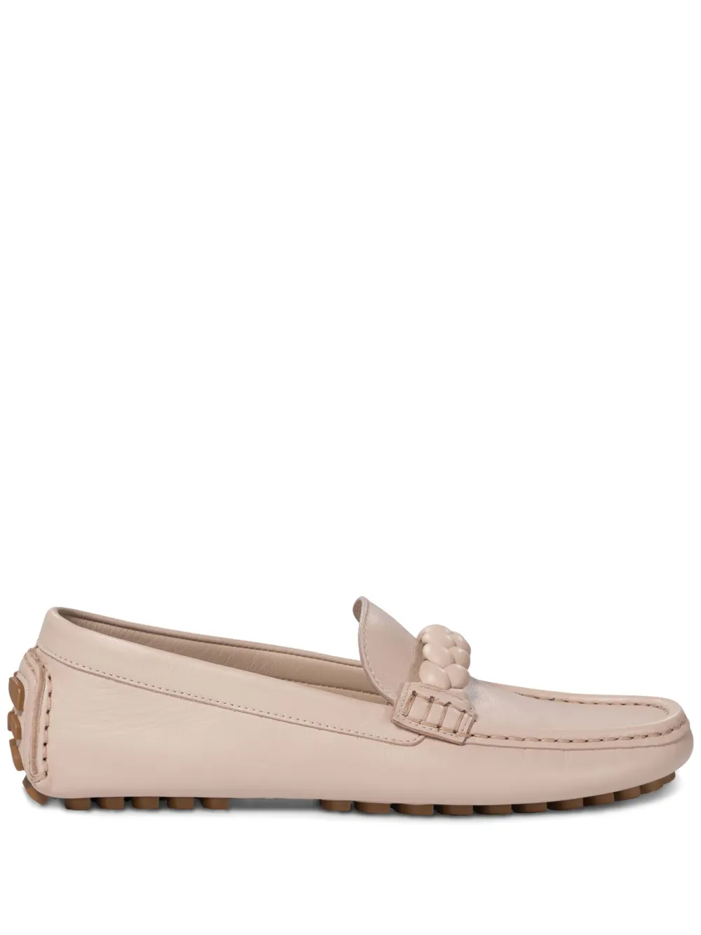 Gianvito Rossi Leren loafers Roze