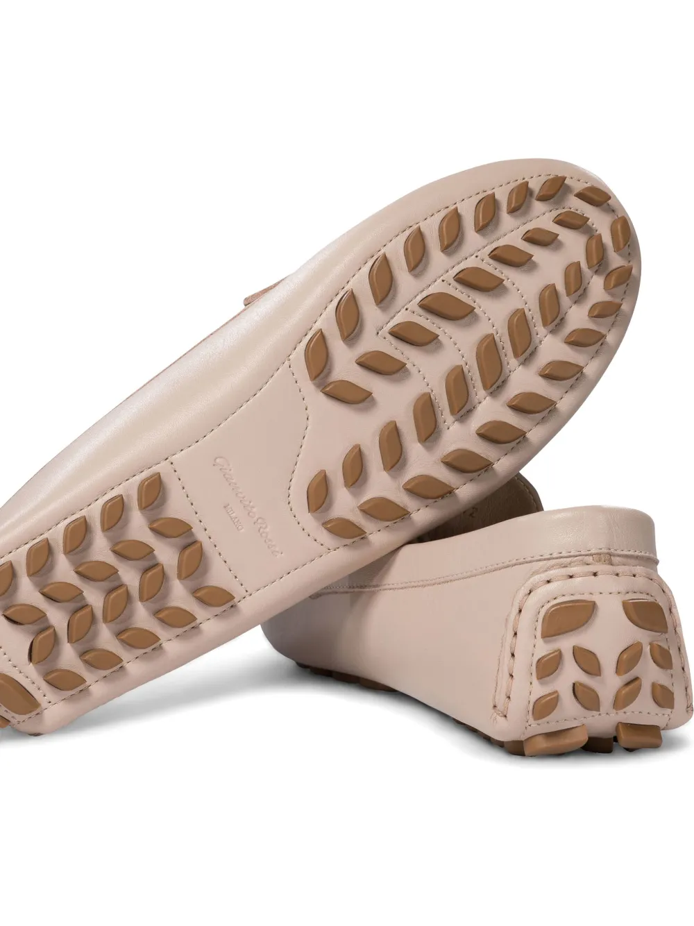 Gianvito Rossi Leren loafers Roze