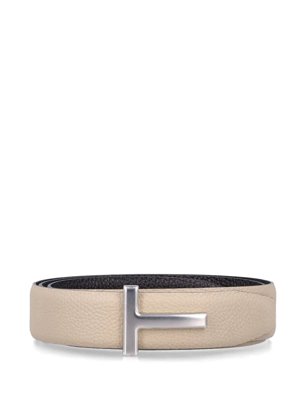 TOM FORD T-buckle belt - Beige