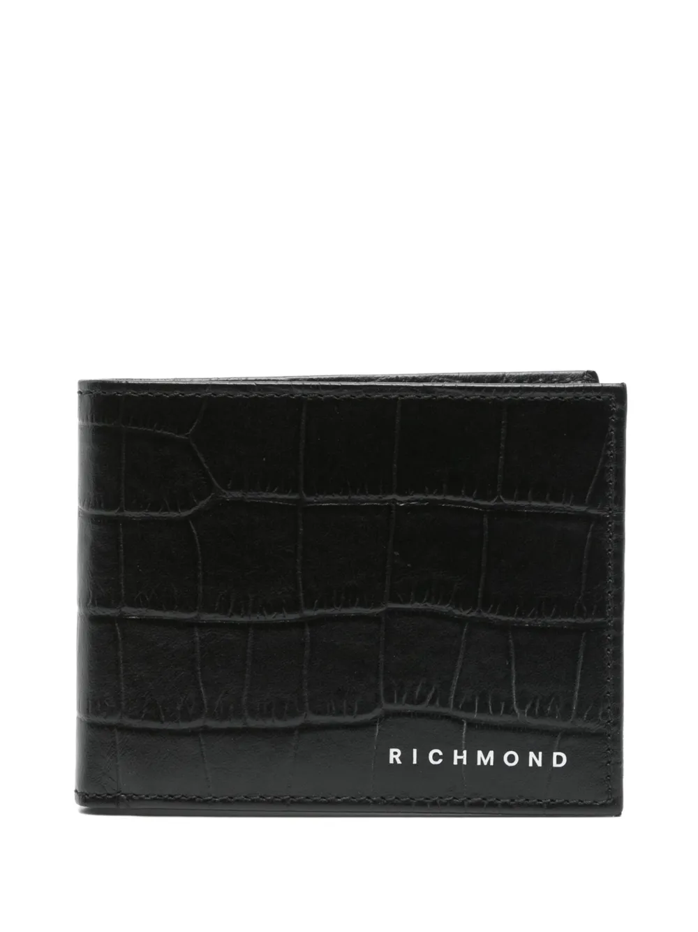 croc-embossed wallet