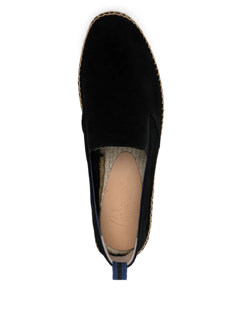 Castañer Suède espadrilles Blauw