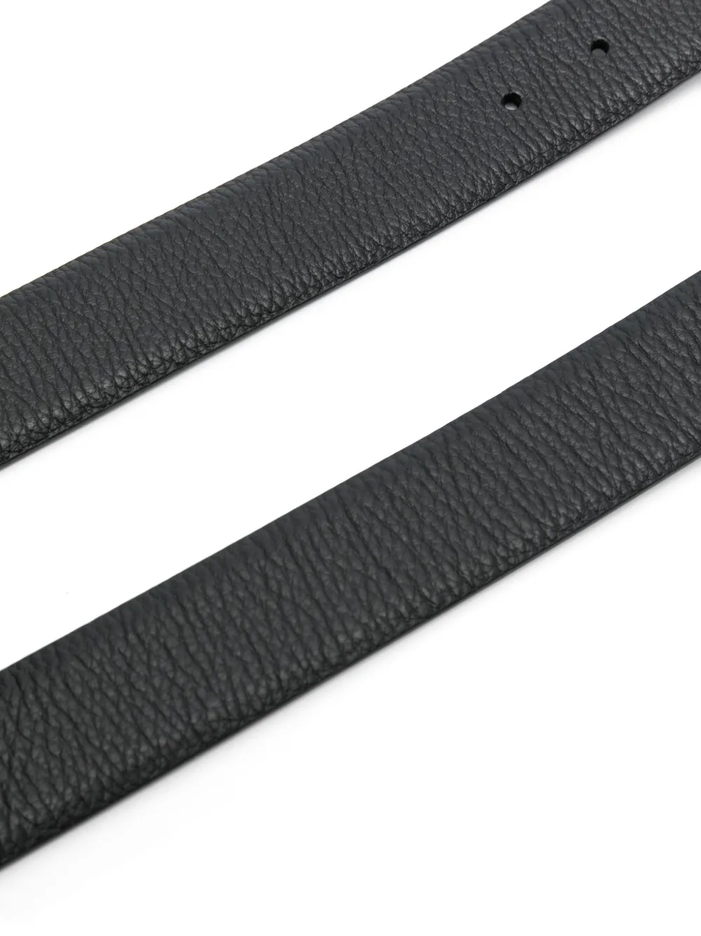 Canali Leren riem - Zwart