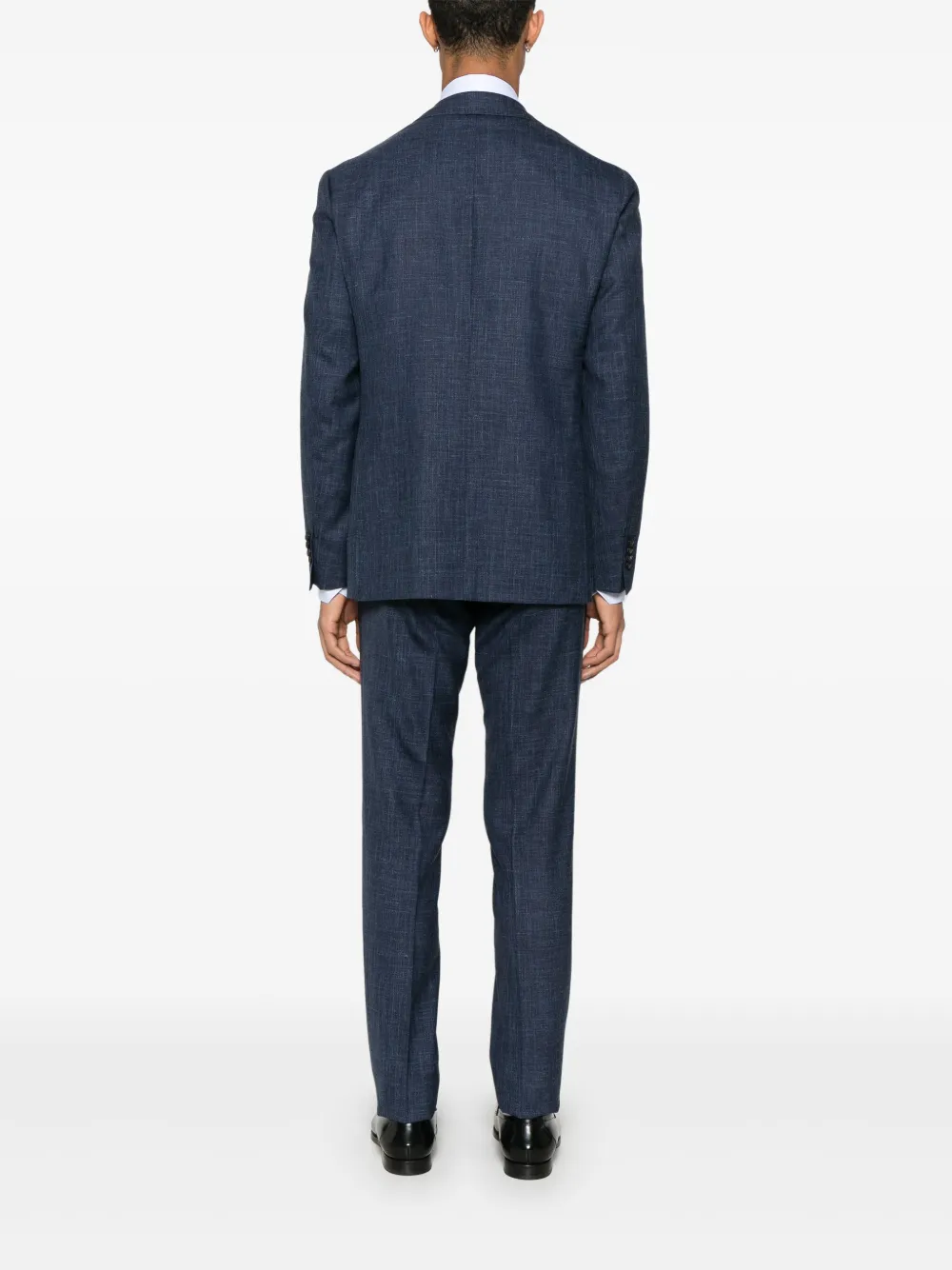 Canali Pak met enkele rij knopen Blauw