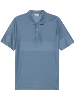 ERL logo-patch Polo Shirt | Blue | FARFETCH