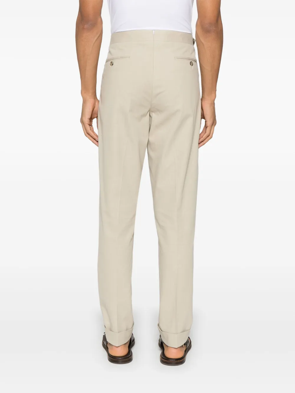 Canali Plooibroek Beige