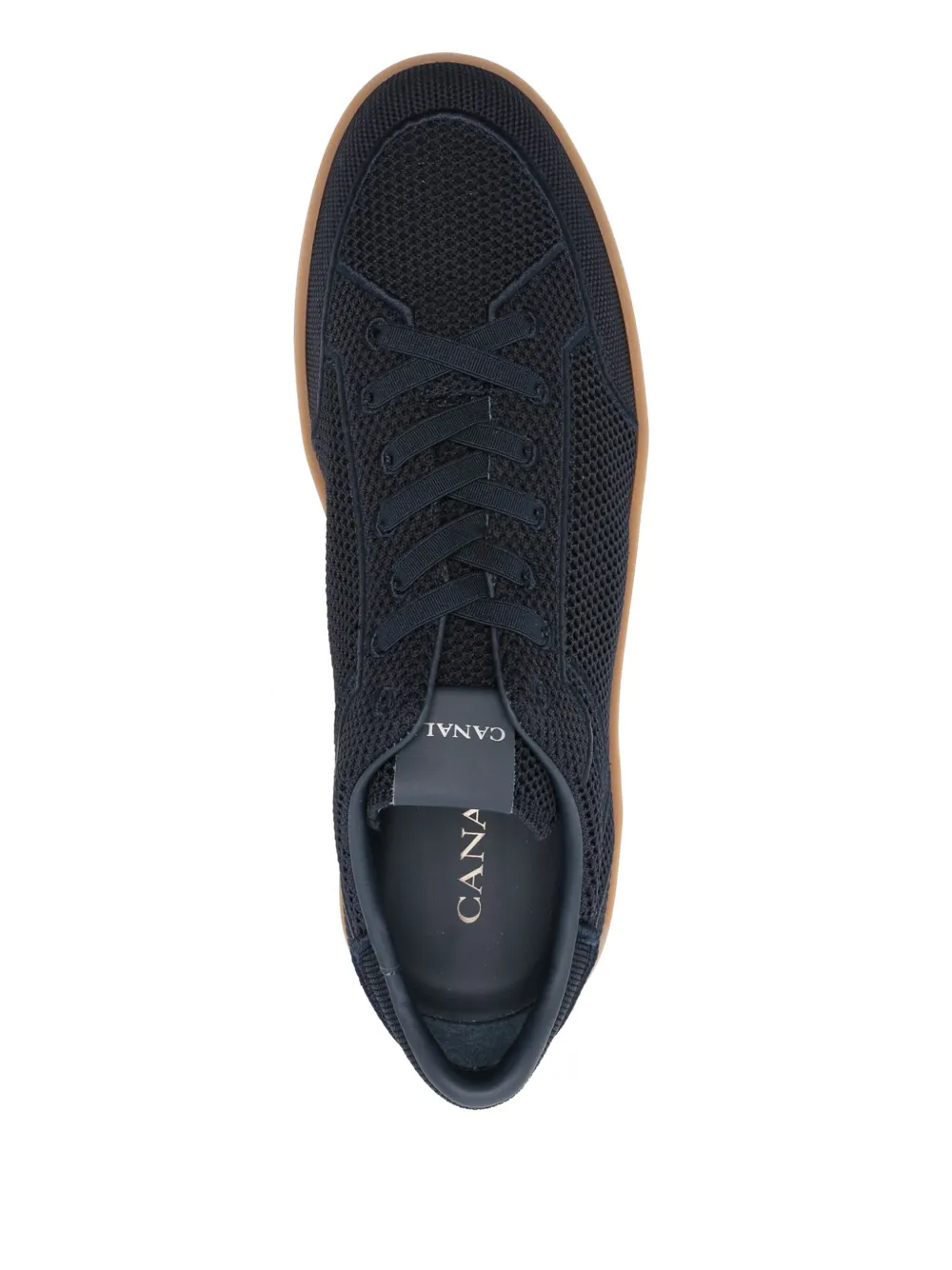 Canali Mesh sneakers Blauw