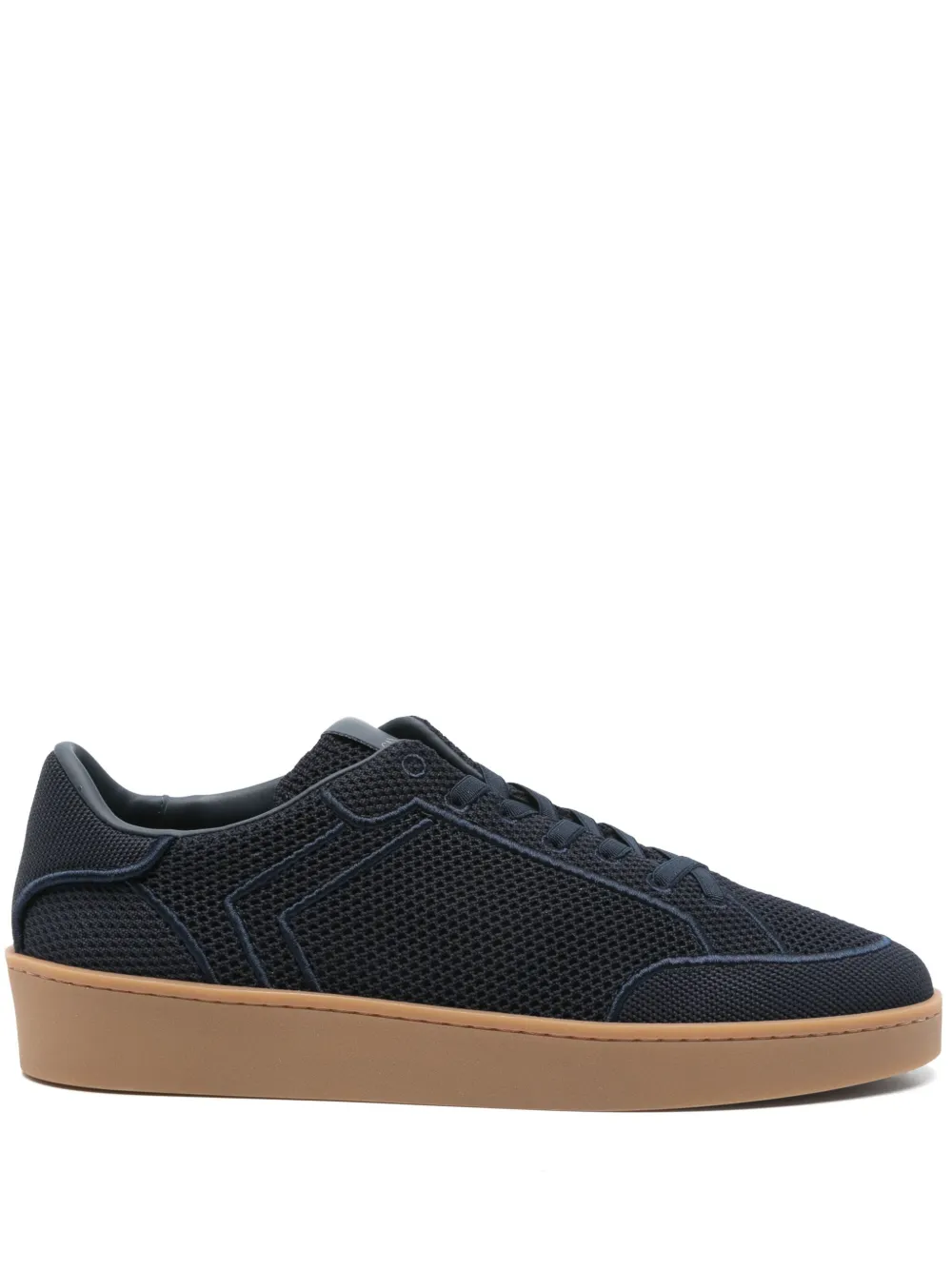 Canali Mesh sneakers Blauw