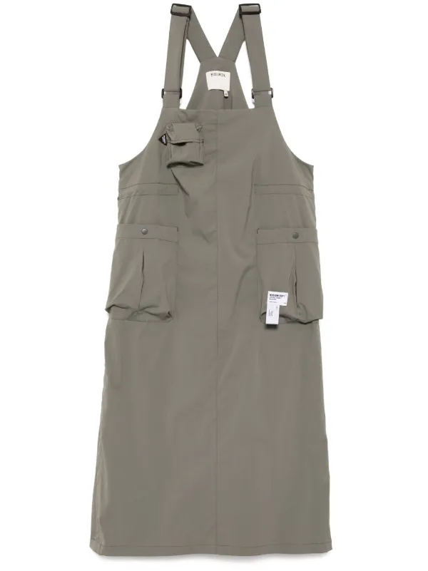 green emerald velvet dress Mirror Apron Dress – LEIF main image 0
