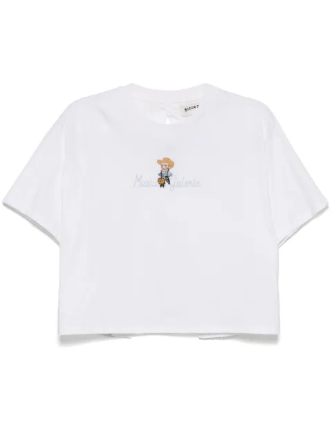 Musium Div. logo-embroidered T-shirt
