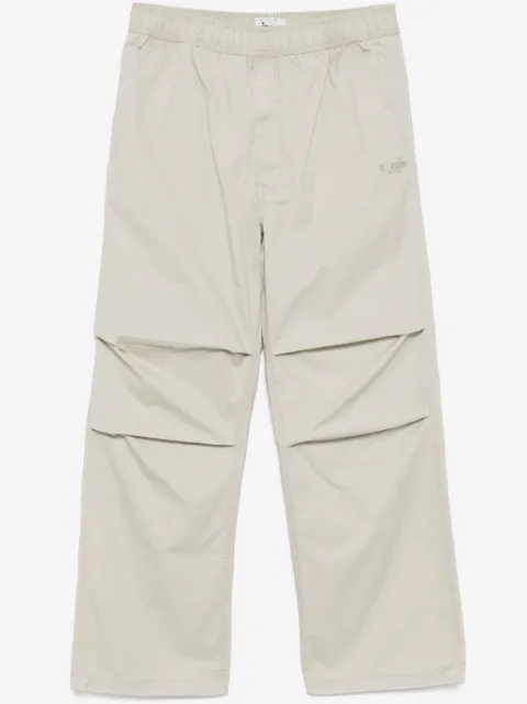 izzue pantalones con logo bordado