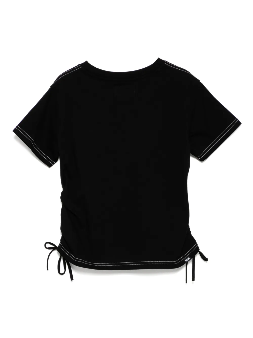 izzue T-shirt met logopatch - Zwart