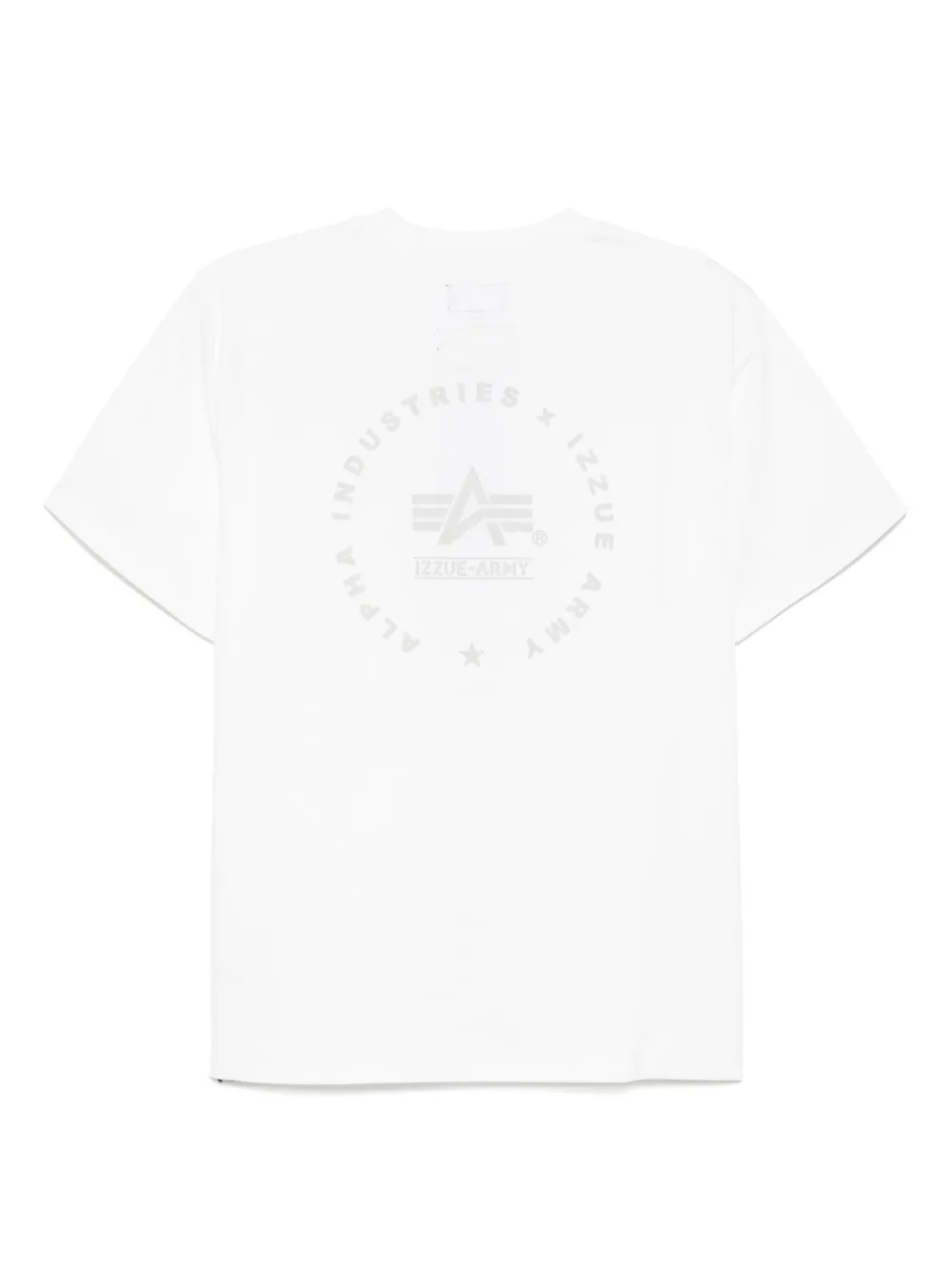 Izzue T-shirt met logoprint - Wit