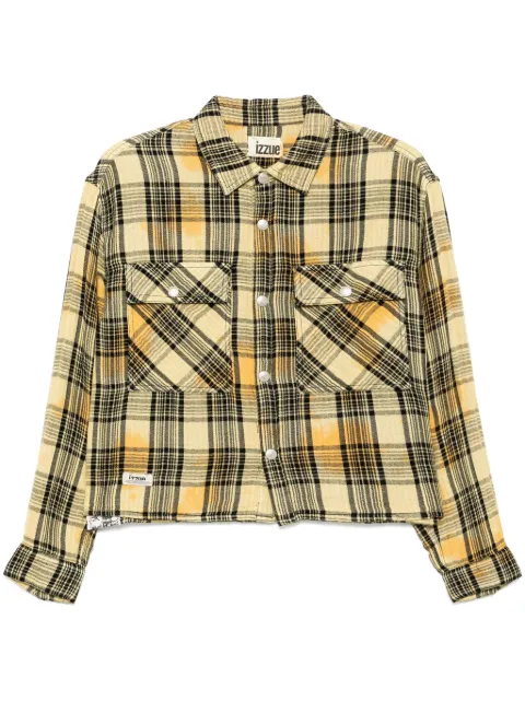 izzue checked shirt
