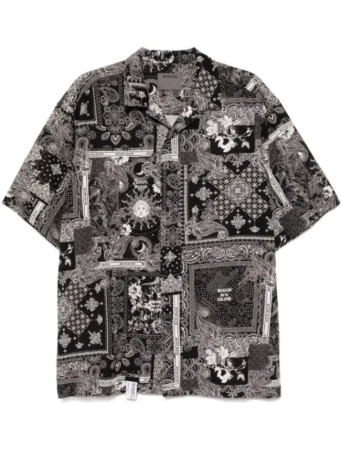 Musium Div. camisa con estampado gráfico