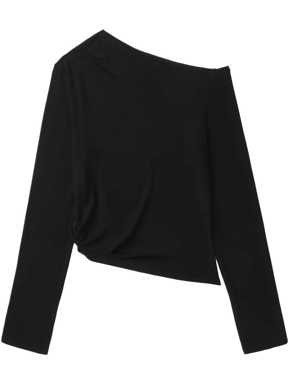 asymmetric-neck top