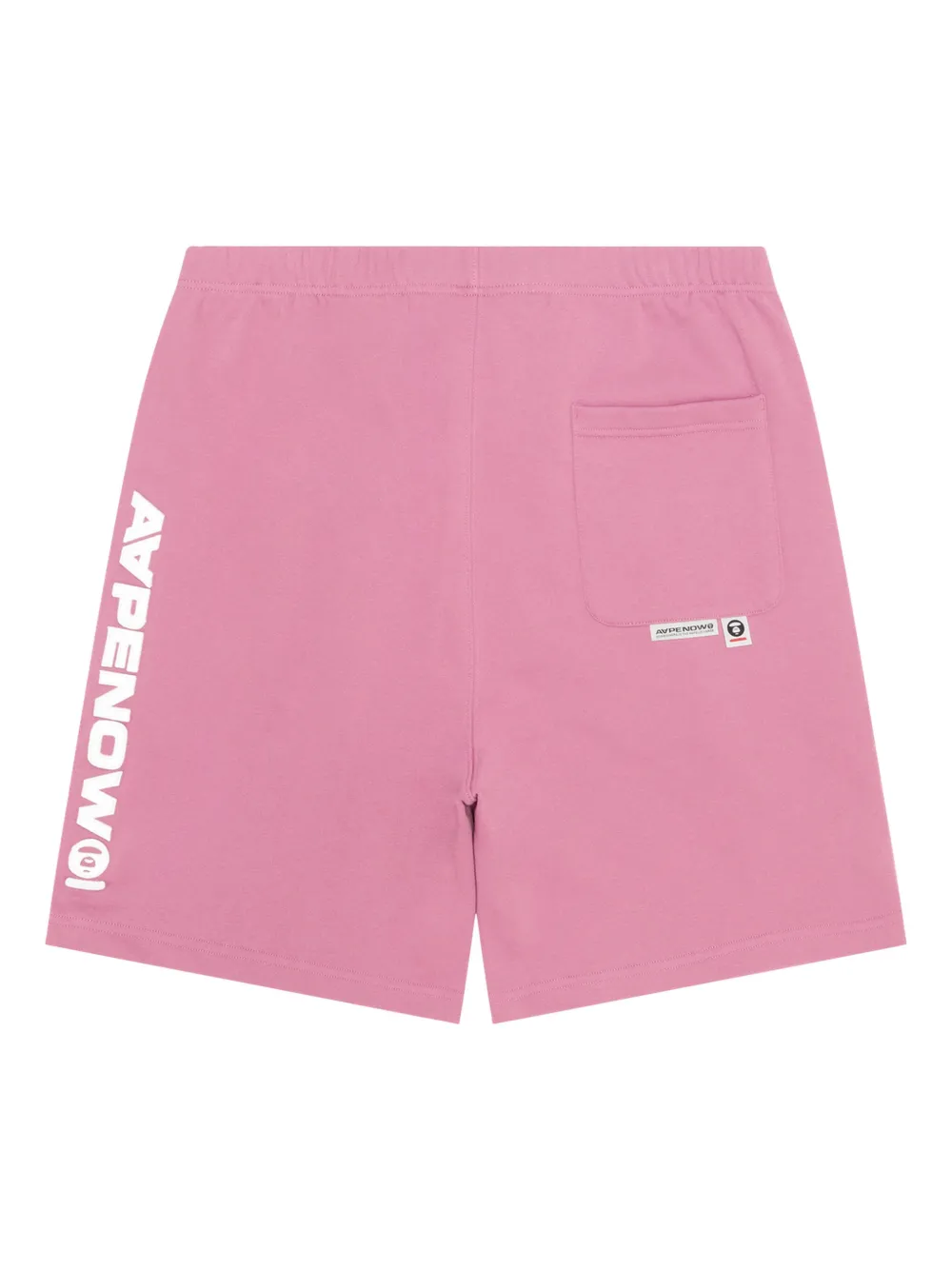 AAPE BY *A BATHING APE® Shorts met logoprint - Roze