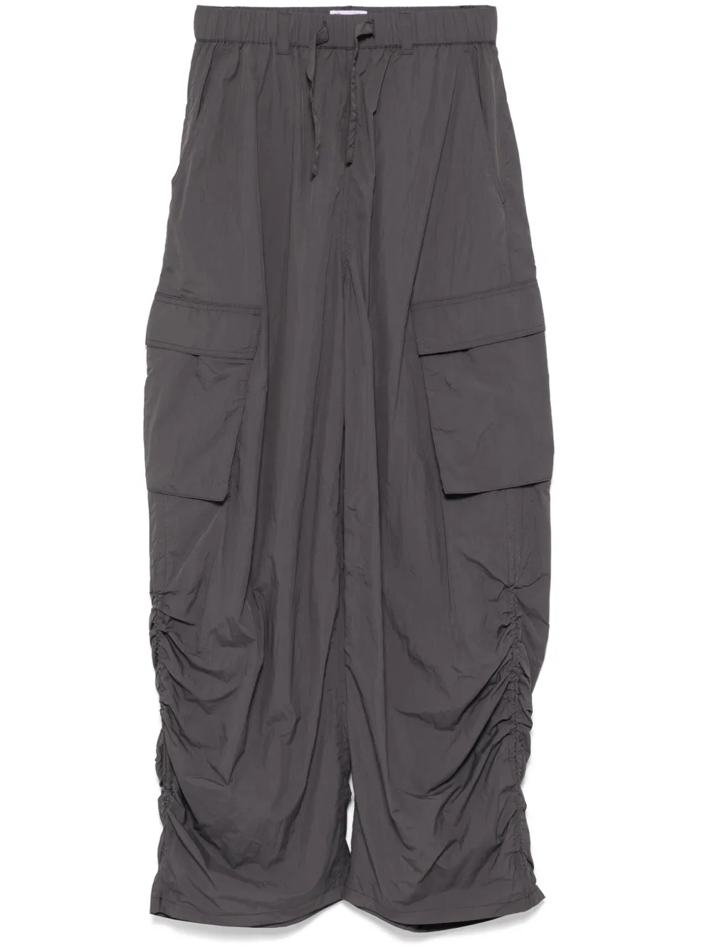 drawstring cargo trousers